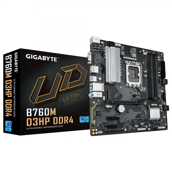 GIGABYTE B760M D3HP DDR4 placa base Intel B760 Express B760M D3HP DDR4