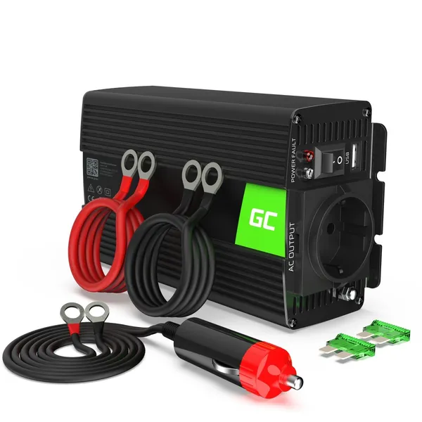 Green Cell INV17 adaptador e inversor de corriente Auto 500 W INV17