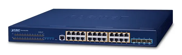 Planet SGS-6310-24P4X Interruptor Ethernet Gigabit SGS-6310-24P4X