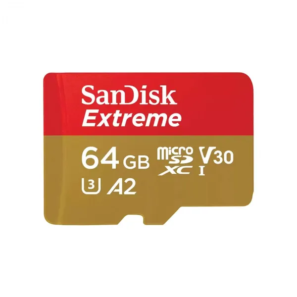 SanDisk Extreme 64 GB MicroSDXC UHS-I Clase 10 SDSQXAH-064G-GN6MA
