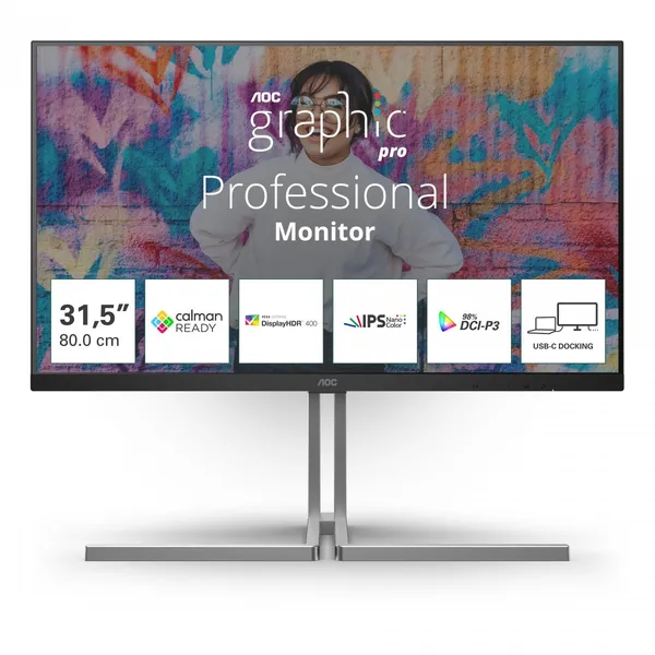 AOC U3 U32U3CV pantalla para PC 80 cm (31.5") 3840 x 2160 U32U3CV