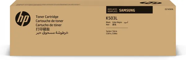 Samsung Cartucho de tóner CLT-K503L de alta capacidad negro SU147A