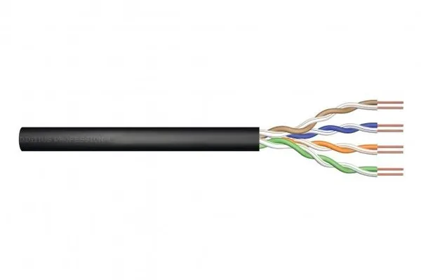 CAT 5e U-UTP outdoor installation cable, 100 MHz Fca DK-1511-V-5-OD