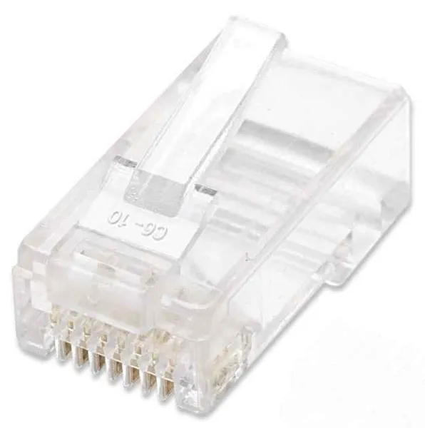 Intellinet 790055 conector RJ-45 Transparente 790055