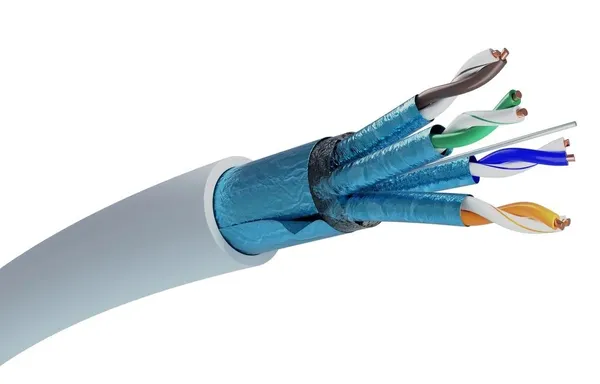 Extralink CAT6A FTP (F/FTP) V2 Interior | Par trenzado | 500M EX.16231
