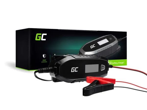 Green Cell Charger for accumulators 6V 12V 4A with diagnostics ACAGM07