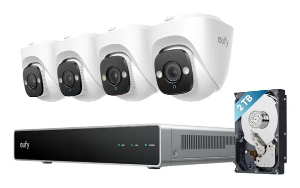 Eufy NVR Security System E41 Negro, Gris, Blanco E8P10321