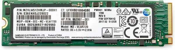 SSD NVME TLC de 512GB PCIe-4x4 406L8AA