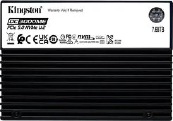 Kingston SEDC3000ME/7T6 7.68TB DC3000ME U.2 PCIe 5.0 SEDC3000ME/7T6