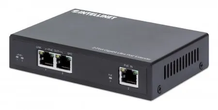 Intellinet 561600 ampliador de red Transmisor de red Negro 10 561600
