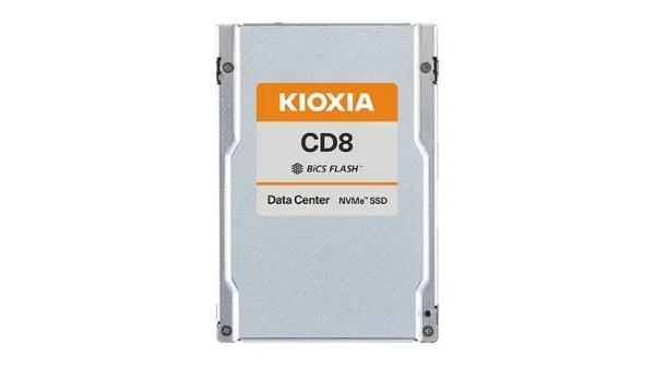 Kioxia SSD CD8-R 15.36TB U.2 (15mm) NVMe Gen4 SIE Read KCD8XRUG15T3