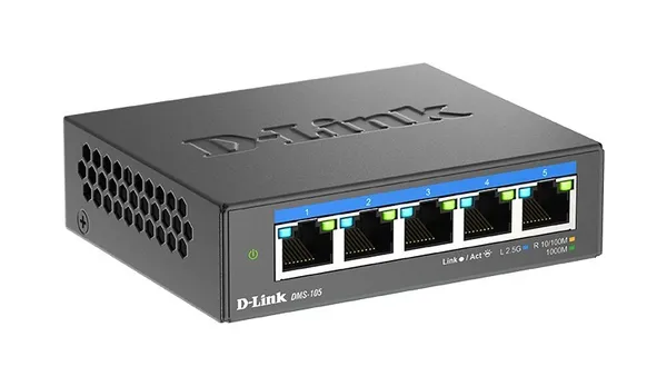 D-Link DMS-105 No administrado L2 2.5G Ethernet DMS-105/E