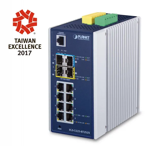 PLANET IGS-5225-8T2S2X switch Gestionado L3 Gigabit IGS-5225-8T2S2X