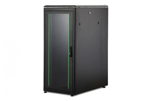 Armario de red de pie Unique 19" 26U rack 600x1000 DN-19 26U-6/10-B-1