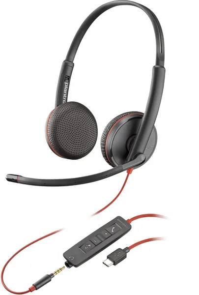 POLY Blackwire C3225 Stereo USB-C Headset (Bulk) Alámbrico 80S04A6