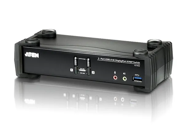 ATEN CS1922 interruptor KVM Negro CS1922-AT-G