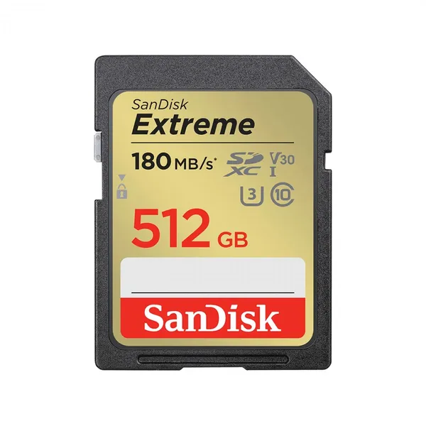 SanDisk Extreme 512 GB SDXC UHS-I Clase 10 SDSDXVV-512G-GNCIN