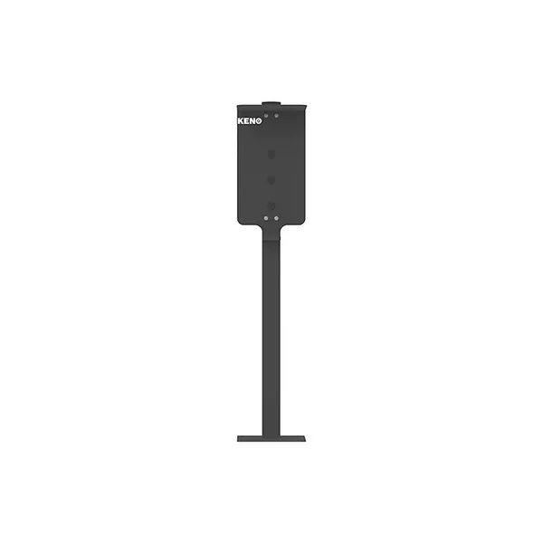 Punto de carga universal con visera y mango RAL 9005 L-05