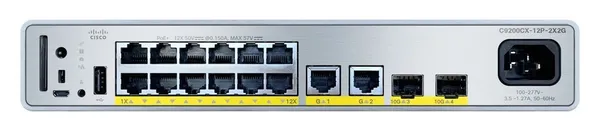 Cisco C9200CX-12P-2XGH-E switch Gestionado Gigabit C9200CX-12P-2XGH-E