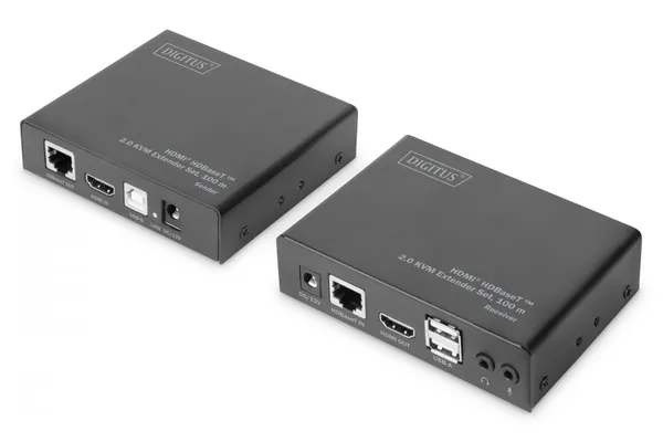 Digitus DS-55505 extensor KVM Transmisor y receptor DS-55505