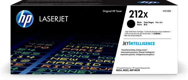 HP Cartucho de tóner Original LaserJet 212X negro de alta W2120X