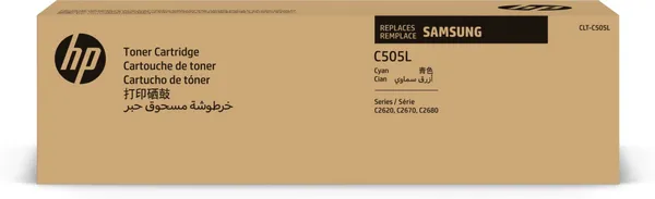 Tóner original HP Samsung CLT-C505L - cian (SU035A) SU035A