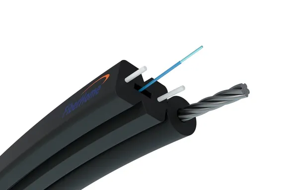 Cable de fibra óptica plano aéreo 1F | S-NOTKSP, monomodo EX.17344