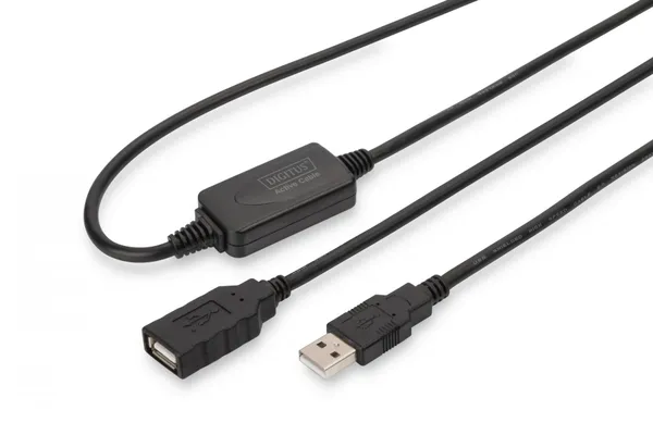 Digitus DA-73100-1 cable USB 10 m USB A 0,48 Gbit/s Negro DA-73100-1