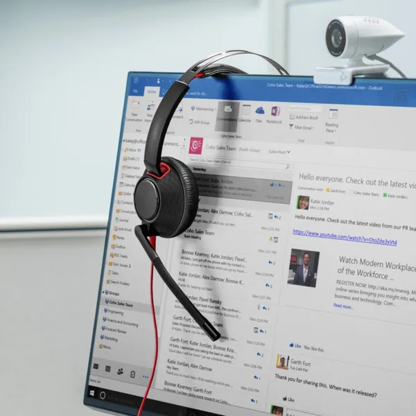 HP Poly Blackwire 5220 Auriculares Estéreo USB-C + Conector 93S88AA