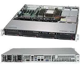 Supermicro CSE813MFTQC-R407CB Bastidor (1U) CSE-813MFTQC-R407CB
