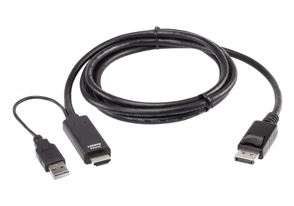 ATEN 2L-7D02HDP adaptador de cable de vídeo HDMI + USB 2L-7D02HDP