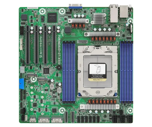 ASRock TURIND8UD-2T/X550, 1xSKT SP5, AMD EPYC 9005 TURIND8UD-2T/X550