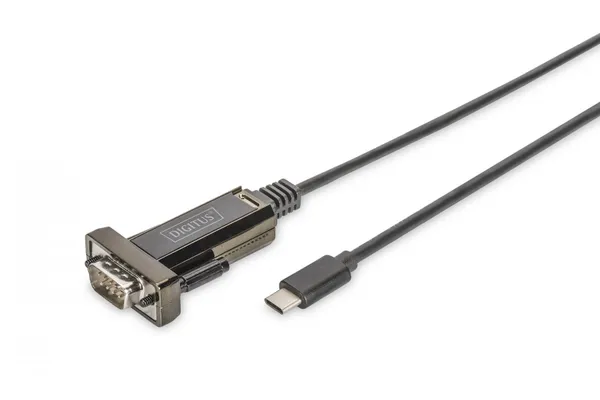 Digitus DA-70166 cable de serie Negro 1 m DB-9 DA-70166