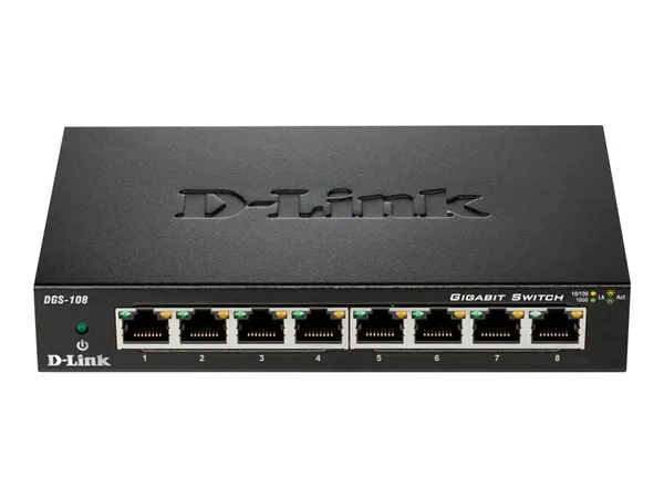 D-Link DGS-108 switch No administrado L2 Gigabit Ethernet DGS-108