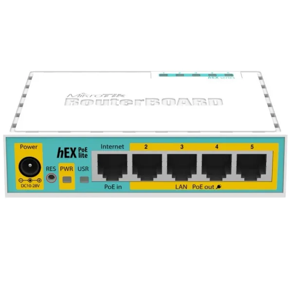 Mikrotik hEX PoE lite router Ethernet rápido Blanco RB750UPR2