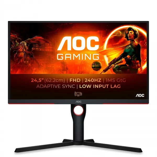 AOC G3 25G3ZM/BK pantalla para PC 62,2 cm (24.5") 1920 x 25G3ZM/BK