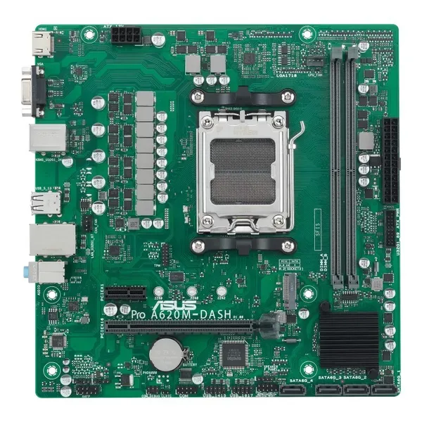 ASUS PRO A620M-DASH-CSM AMD A620 Zócalo AM5 micro ATX 90MB1GD0-M0EAYC