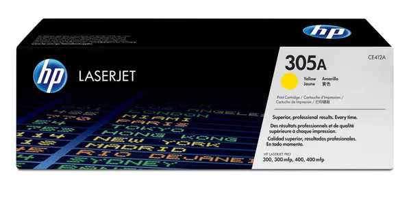 HP Cartucho de tóner original LaserJet 305A amarillo CE412A