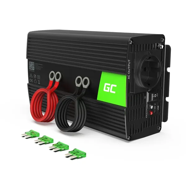 Green Cell INV18 adaptador e inversor de corriente Auto 1000 W INV18