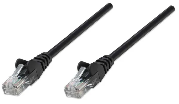 Intellinet 5m Cat6 cable de red Negro U/UTP (UTP) 343350