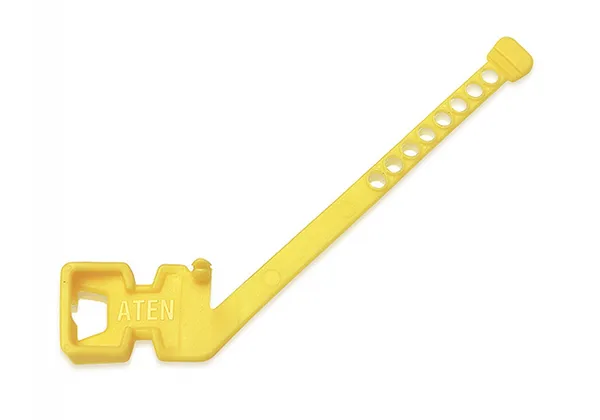 ATEN Bloqueo de seguridad LockPro para cables HDMI - Amarillo 2X-EA12
