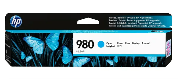 HP Cartucho de tinta original 980 cian D8J07A