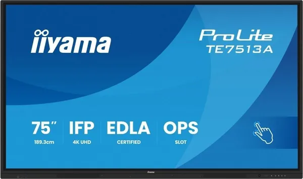 iiyama TE7513A-B2AG Panel Plano Interactivo IFP 75" IPS TE7513A-B2AG