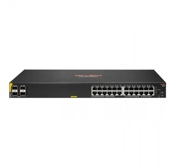 HPE Aruba 6000 Managed 24G 4SFP PoE+ 370W Switch R8N87A
