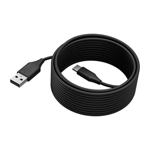 Jabra 14202-11 cable USB USB 2.0 5 m USB C USB A Negro 14202-11