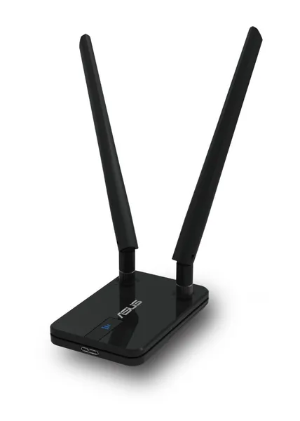 Adaptador USB ASUS USB-AC58 Wi-Fi 5 de Doble Banda Negro USB-AC58