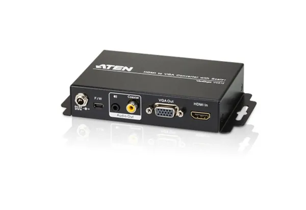 ATEN Conversor de HDMI a VGA/Audio con escalador - VC812-AT-G