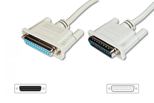 Digitus AK-610201-100-E cable de serie Beige 10 m AK-610201-100-E