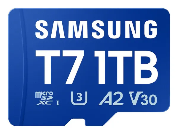 Samsung T7 1 TB MicroSDXC UHS-I MB-MB1T0T/WW