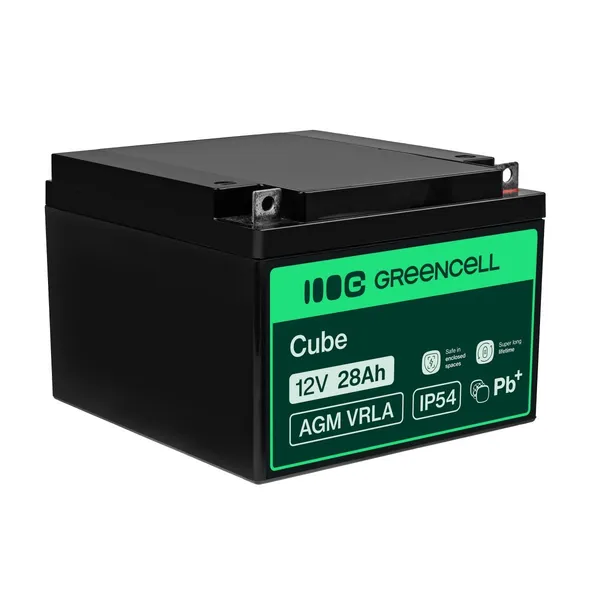 Green Cell Battery AGM VRLA 12V 26Ah - Battery - 26000 mAh AGM35